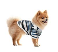 Fractal Wave Future City Cute Dog and Cat T-Shirt - Soft and Breathable Pet Apparel for Small to Large Dogs and Cats