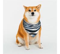 Fractal Wave Future City Pet Scarf Stylish Triangle Bid Scarf Bandana Pet Accessory,Washable Pet Kerchief for Girl Boy Dogs or Cats Medium