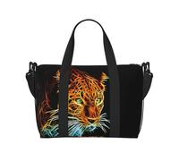 Fractalius Leopard Printed Women's Tote Bag Portable Crossbody Bag Suitable for Gym Workouts Commuting and Travel