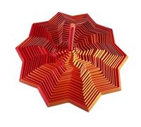 Fractals Fidgety Toy 3D Printed Star Fidgety Toy Decorative Ornament Funny Whirling Spirals Design Geometric Birthday Gift Decorative Ornament Hook