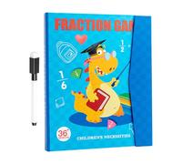 Fraction Addition Subtraction Learning Puzzle Game Interactive Educational Toy for Classroom and Homeschooling Fraction Cognition Learning Materials