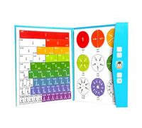 Fraction Circles Activity Suit Educational Math Game for Teachers Preschool Learning Manipulatives Tool Fraction Learning Aid