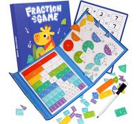 Fraction Discs Demonstrator Math Teaching Aid Educational Toy for School Teachers Teaching and Homeschooling Fraction Disk Demonstrator