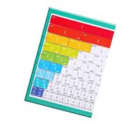 Fraction Learning Toy with Tiles & Circles Math Educational Toy for Teachers Students Homeschool Activities Classroom Fraction Board