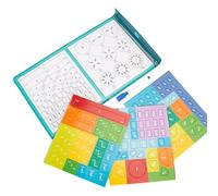 Fraction Magnets for Teaching - Fraction Tiles Puzzle Manipulatives for Classroom,STEM Math Master Set for Primary Elementary Boys Girls Child