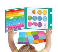 Fraction Manipulatives Set, Interactive Educational Games, Math Learning Tools, Fraction Activity Kit, Kids Classroom Resource, Teacher Student Supplies for Boys Girls Teacher Students