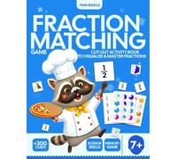 FRACTION MATCHING GAME: Cut-Out Activity Book to Visualize & Master Fractions