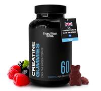 Fraction One Creatine Monohydrate 60 Gummies - Lab Verified, UK 3rd Party Tested, 30 Days Supply - 3000mg per Serving, Pre-Workout Support, Muscle Recovery, Sugar-Free, Gym Supplement for Men/Women