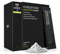 Fraction One Creatine Monohydrate Sachets - Lab Verified, UK 3rd Party Tested, 7g advanced formula, 5g micronised Creatine With 2g BCAAs per Serving, Unflavoured Powder for performance, 30 days supply