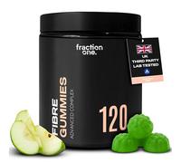 Fraction One Fibre Gummies - 120 Gummies - 300 mg Chicory Root Fibre (Inulin) per Serving - Advanced Prebiotic Complex - Supports Digestive Health - Apple Flavour - Vegan Friendly - 60 Days Supply