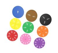 Fraction Pieces for Visual Math Demonstration in Classroom and Home Learning Enhancing Understanding Visual Aid