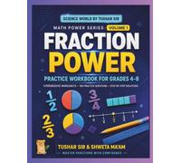Fraction Power: Practice Workbook for Grades 6-8 (Maths Power Series)