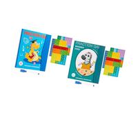 Fraction Tiles and Fraction Circles Activity Set Fractions Manipulatives Educational Puzzle Game for School Math Teaching Tools for Kids