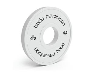 Fractional Bumper Plates 2 x 0.5kg
