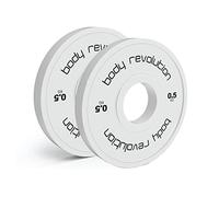 Fractional Bumper Plates (2 x 0.5kg) White