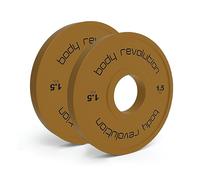 Fractional Olympic Weight Plates 0.5kg - 2.5kg - Coated Cast Iron Weight Discs, Powerlifting & Bodybuilding Weights - Home Gym Equipment for Strength Training & Workouts by Body Revolution