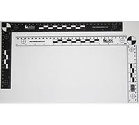 Fractional Bureau Scale for Measuring and Forensic Photography Designed in The USA