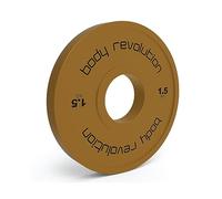Fractional Olympic Weight Plates 0.5kg - 2.5kg - Coated Cast Iron Weight Discs, Powerlifting & Bodybuilding Weights - Home Gym Equipment for Strength Training & Workouts by Body Revolution