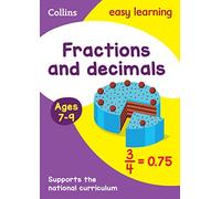 Fractions and Decimals Ages 7-9 – Ideal for Home Learning (Collins Easy Learning KS2)