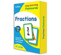 Collins Fractions Flashcards – Ideal for Home Learning (Easy Learning KS1)