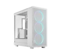 Fractual Epoch XL White TG RGB Mid Tower Gaming Case - White
