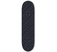 Fracture Skateboards All Over Comic Skateboard Deck Black 8.25"