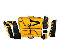 Fracture Splint Kit - 6pcs Emergency Immobilization Set for Arm and Leg, Shoulder Support for First Responders, EMTs, Paramedics, Medical Use