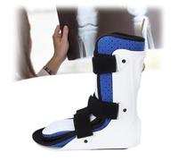Fracture Support Boot - Short Ankle Foot Drop AFO Brace, Ankle Fixation Stabilizer Brace with Front Protection Plate, Orthosis Splint for Ankle Foot Injuries Sprain Broken,Right-EU35