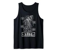 Fractured Boss Anatomy Chart Dark Fantasy Gaming Blueprint Tank Top