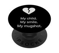 Fractured Heart Mugshot Life Statement PopSockets Adhesive PopGrip