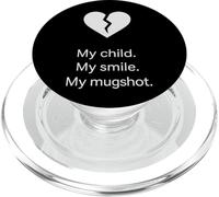Fractured Heart Mugshot Life Statement PopSockets PopGrip for MagSafe
