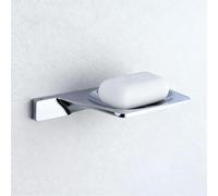 Frafuo Soap Dish for Shower Wall-Heaviness Feeling 1.2 Pound Solid Brass Bathroom Soap Dishes Wall Mounted-Minimalist Luxury Shower Soap Holder for Shower Wall