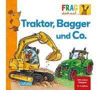 Frag doch mal ... die Maus: Traktor, Bagger und Co.: Erstes Sachwissen | Spannendes Fahrzeuge-Pappbilderbuch mit Klappen für Kinder ab 2 Jahren