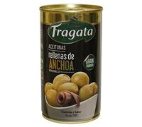 Fragata - Anchovy Filled Green Manzanilla Olives - 6 tins x 350g (net Weight)