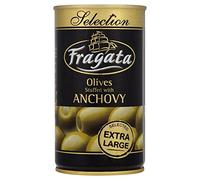 Fragata Anchovy Stuffed Extra Large Olives in Brine (350g) - Pack of 2