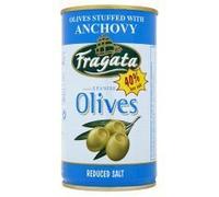 Fragata Reduced Salt Spanish Olives Stuffed With Anchovy 350G