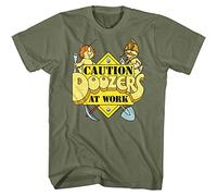 Fraggle Rock Caution Doozers at Work Men's T Shirt Pod Squad Jim Henson's