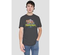 Fraggle Rock Circle Logo T-Shirt, Charcoal Jim Henson Grey S