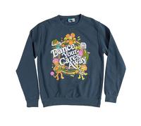 Fraggle Rock Dance Your Cares Away Swirl Blue Sweater