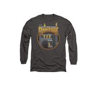 Fraggle Rock Doozers Construction Long Sleeve T-Shirt, Charcoal Jim Henson Grey S