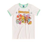 Fraggle Rock Men's Ringer Party T-Shirt in White | Size: 3XL Fraggle Rock White 3XL