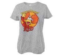 Fraggle Rock Officially Licensed Red - Fragggrrrl Power Women T-Shirt (Heather Grey), Medium