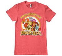 Fraggle Rock Officially Licensed Worry Another Day Mens T-Shirt (Red-Heather), Small