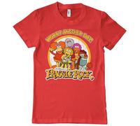 Fraggle Rock Officially Licensed Worry Another Day Mens T-Shirt (Red), Large