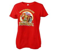 Fraggle Rock Officially Licensed Worry Another Day Women T-Shirt (Red), Large
