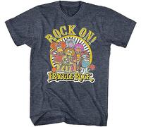Fraggle Rock On Men's T Shirt Sunrise GOBO Red Boober Mokey Jim Henson Cartoon