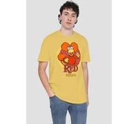 Fraggle Rock Red Circle T Shirt, Banana Jim Henson Yellow S