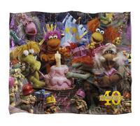 Fraggle Rock Silky Gobo Fraggle 40Th Birthday Supersoft Blanket Multicoloured (One Size)