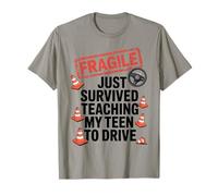 Fragile Just Survived Teaching My Teen to Drive Graphic T-Shirt