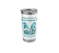 Fragile X Syndrome Strong Awareness Support Warrior Strength Stainless Steel Insulated Tumbler